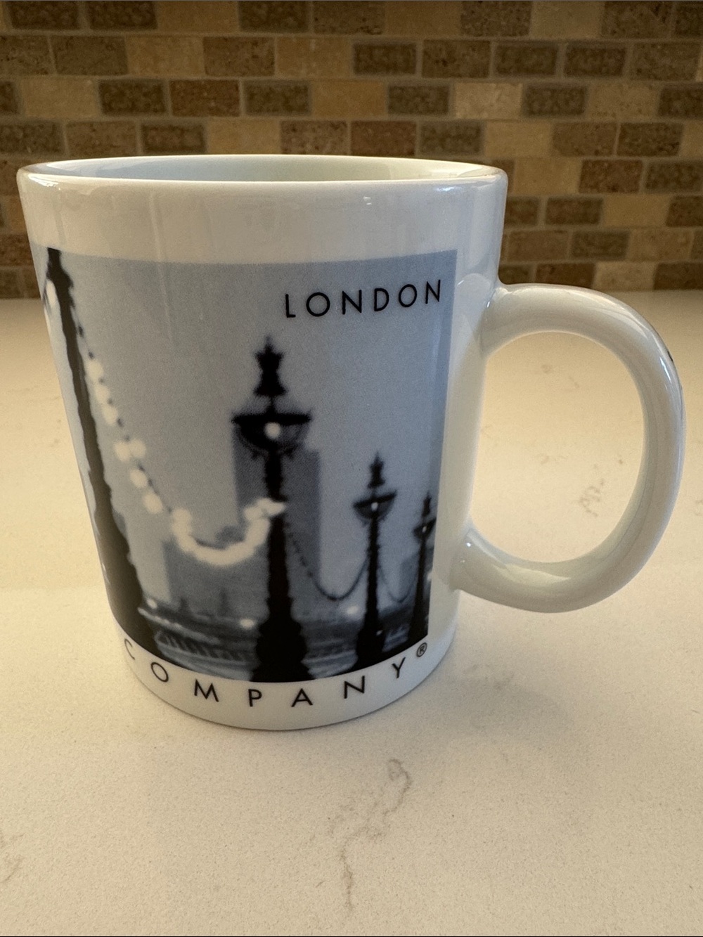 Starbucks London Scenic Ceramic Mug - Collection - White and Gray NWOT